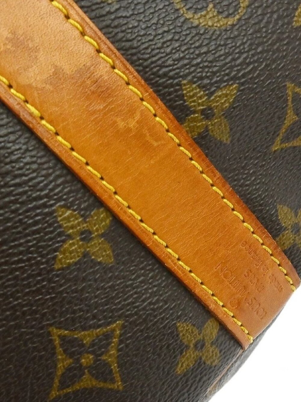 LOUIS VUITTON MONOGRAM KEEPALL BANDOULIERE 60 BAG - Picture 8 of 16